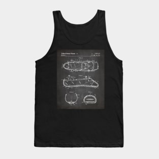 Ballet Slipper Patent - Ballet Dancer Company Opera Art - Black Chalkboard Tank Top